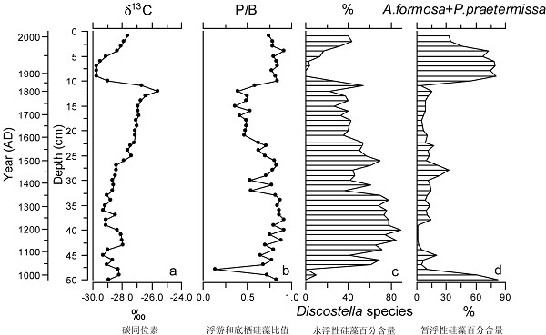 影响湖泊沉积物有机碳同位素变化的新因素