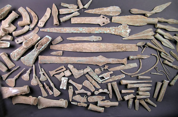 A collection buried during the early Iron Age.