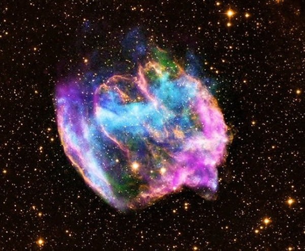 钱德拉X射线望远镜拍摄的W49B超新星遗迹