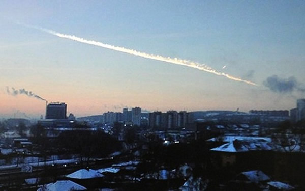 俄罗斯坠落的陨石