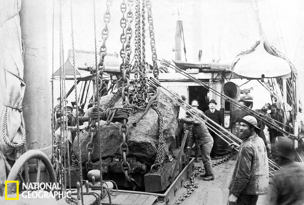 1897年格陵兰岛巨型铁陨石重34吨