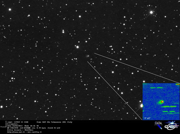 2013年1月10日夜晚的ISON彗星