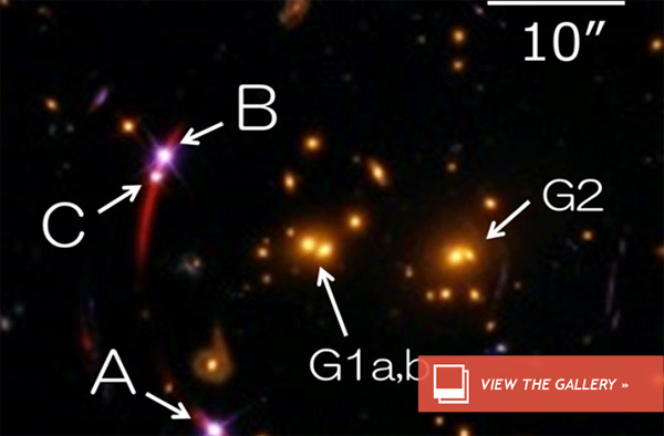 3-D View of a Quasar with a Galactic Lens