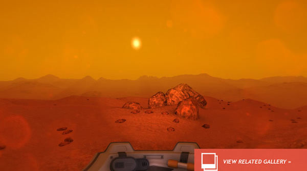 Video Game Uses Real Martian Landscape