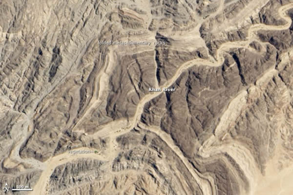 非洲纳米布沙漠(Namib Desert)中的罗辛铀矿(Rössing Uranium Mine)及其周围景象