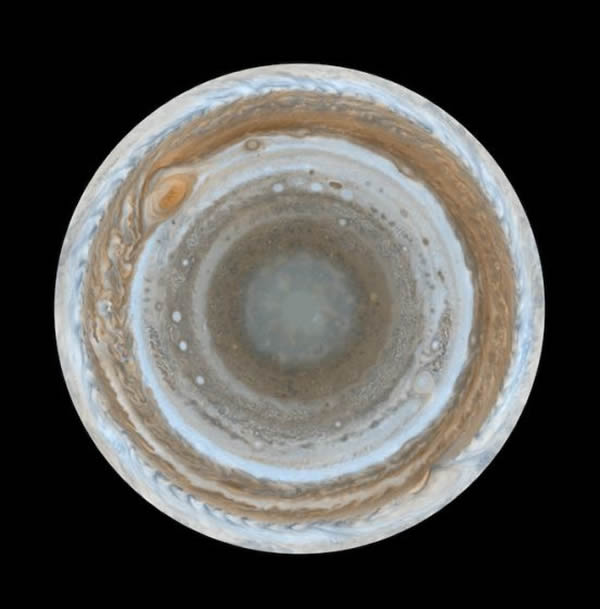 木星的北极涡旋