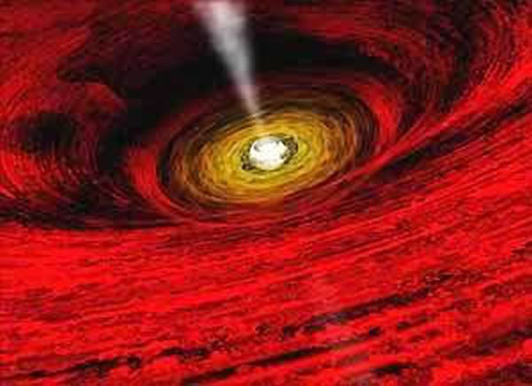 银河系中心巨大黑洞将会吞噬撞向它的巨大气体