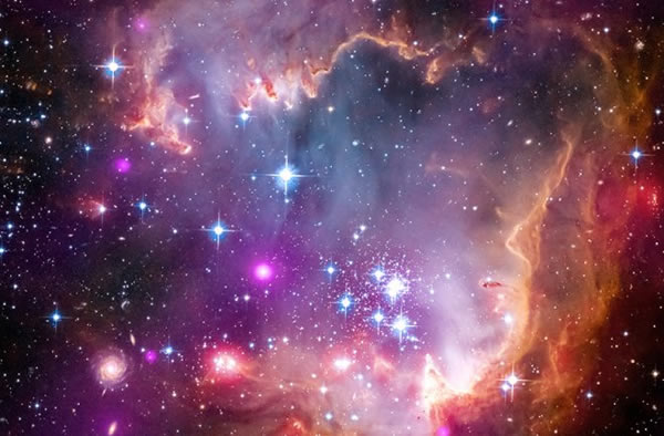 The star-forming region NGC 602 inside the
