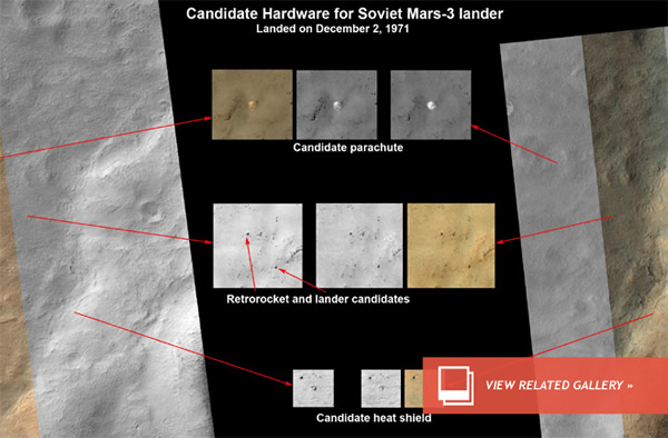 Is This the Long-Lost Soviet Mars 3 Lander?