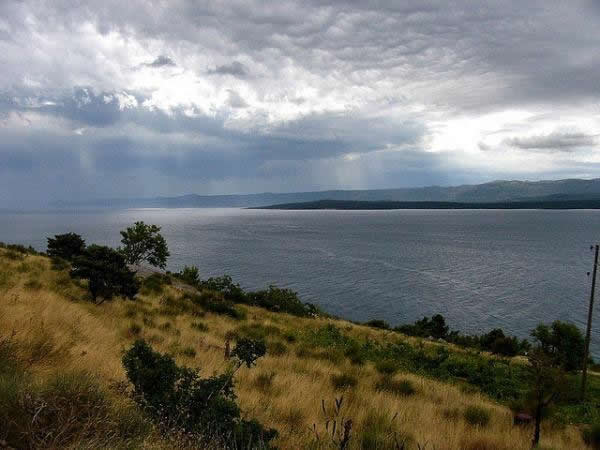 克罗地亚海上龙卷风