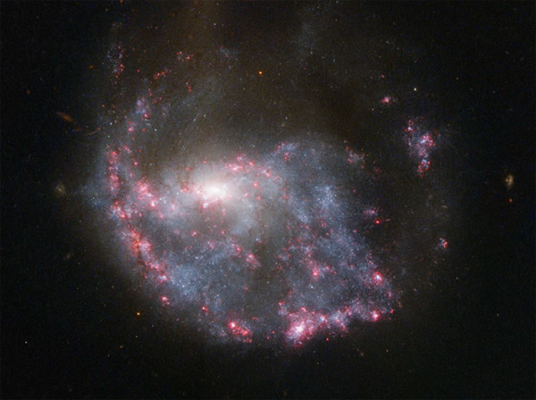 NGC 922 is a spiral galaxy with a difference.