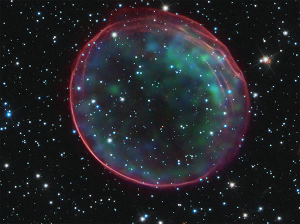 Type 1a supernova in the Large Magellanic Cloud (LMC)
