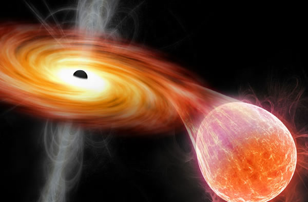 Star Plays Dizzying Dance of Doom with Black Hole