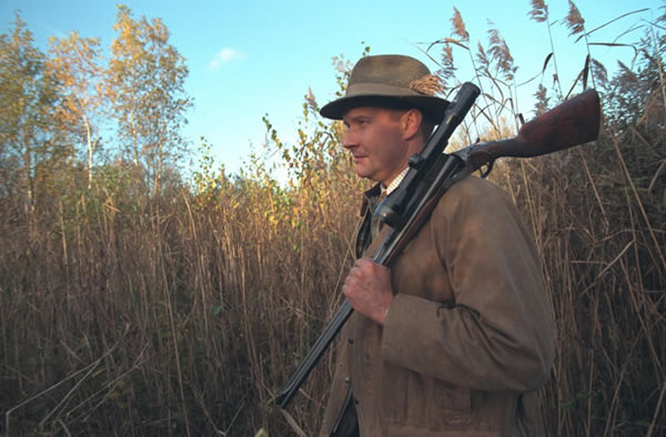 On the hunt for wild boar.