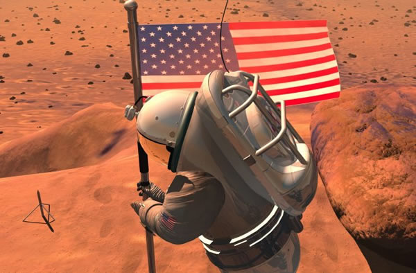 A new poll indicates support for a U.S. humans to Mars mission.