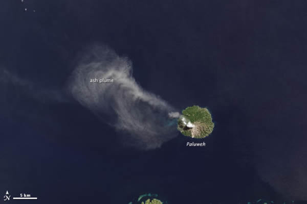 美国国家航空航天局地球观测站公布了一组卫星照片,