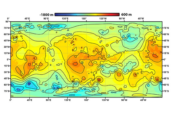 First Ever Topographic Map of Titan Produced
