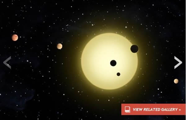 ʾ��ͼ��Kepler-11����������Զ�����ֵ�һ��ӵ�ж��������ɵ�����ϵͳ