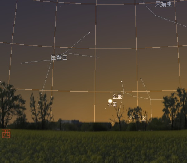 6月21日水星合金星