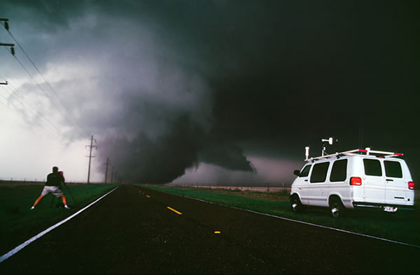 This tornado outside the sleepy Texas town of Happy killed two people and destro