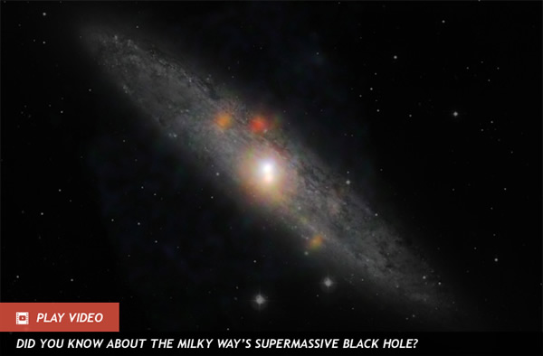 Black Hole Snoozes, Not Bothered With Eating Stuff