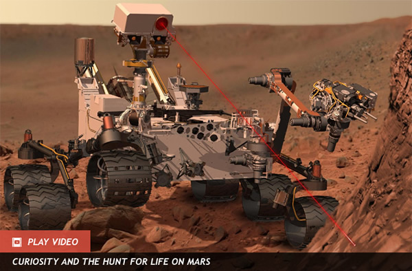Pew! Pew! Curiosity Laser-Blasts Mars Rock