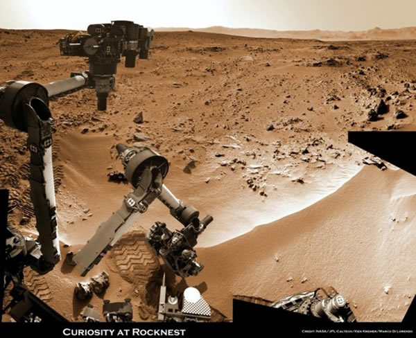 这就是火星!一片死寂的景象,但科学家推测火星土壤下存在微生物的证据