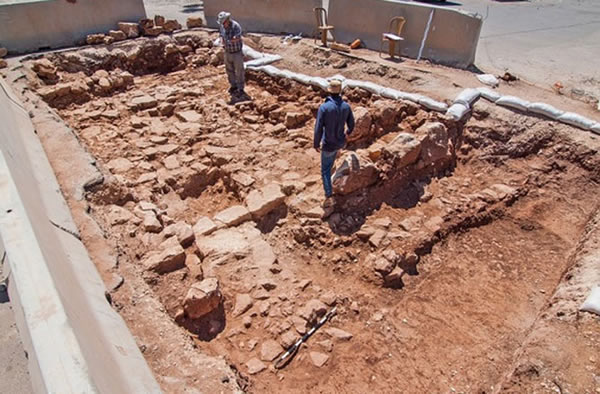 A Roman road was exposed during recent excavations in Jerusalem.