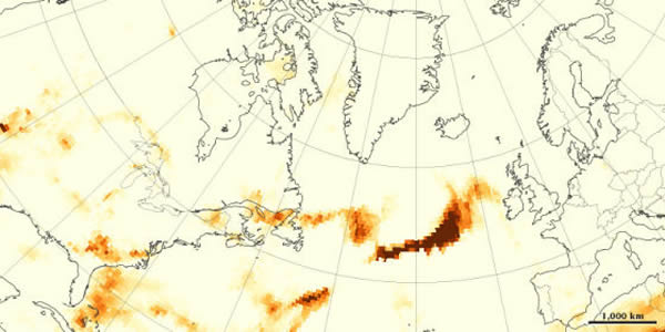 2013年6月24日拍摄的烟雾图