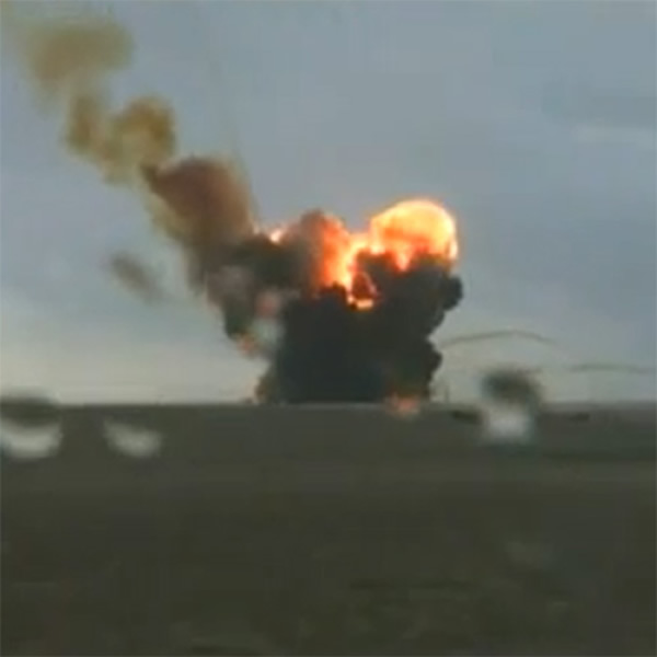Russian Proton Rocket Loses Control, Explodes