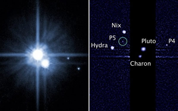 Dwarf planet Pluto has five moons, two of which have now received their official