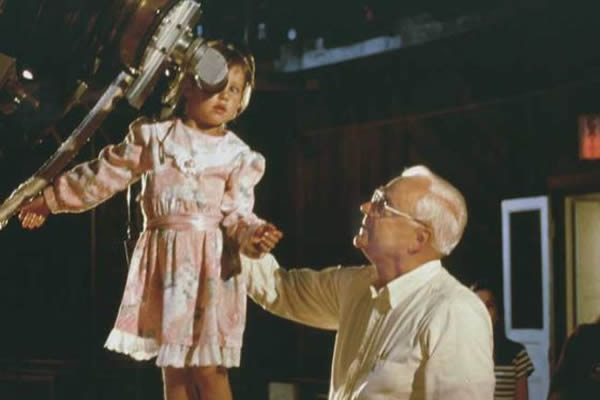 弗兰克·德雷克和一个小天文爱好者在利克天文台