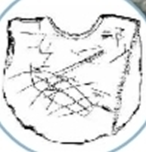 石钺上的文字(反面)