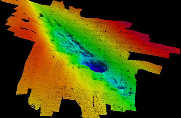 A primeval underwater forest has been unearthed just a few miles off the coast o