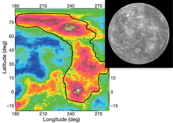 40亿年前火山岩浆淹没了整个水星