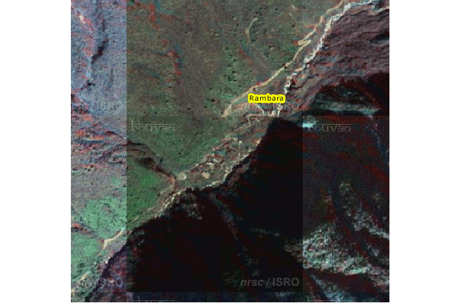 The village of Rambara is one of scores that were wiped off the map by the monso