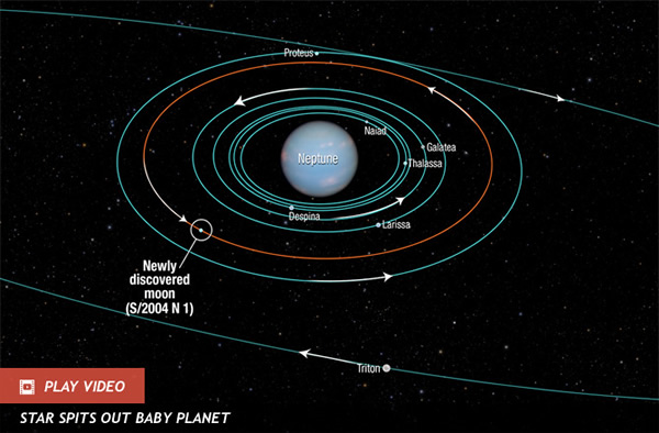 Hubble Discovers New Neptune Moon