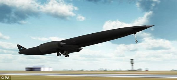 英国公司打造的Skylon空天飞机能以五倍音速飞行