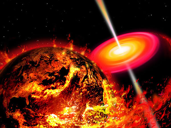 艺术家描绘的地球末日场景