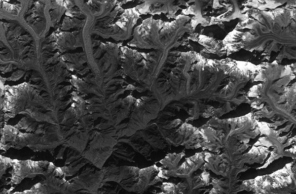 Invisible Glaciers Seen From Space