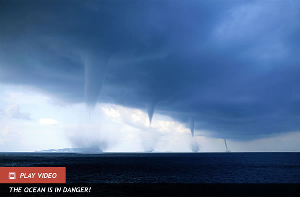 Phenomenal Waterspouts Stir Up Ionian Sea