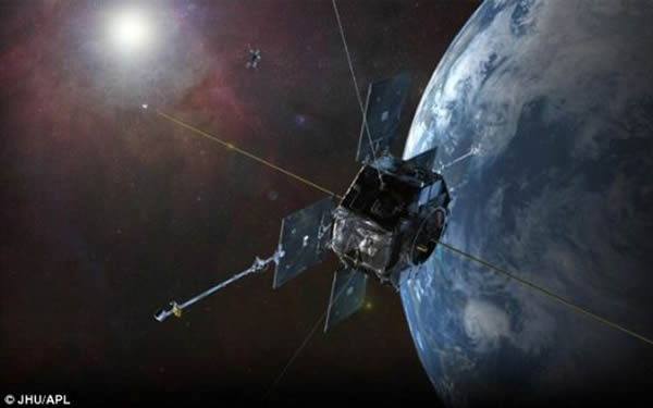 2012年,美国宇航局发生了两颗范艾伦辐射带,从不同角度同时对范艾伦辐射带进行研究。在一次太阳风暴吹走辐射带内的绝大多数电子之后,两颗探测器发现电子数量在12小