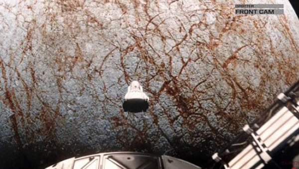 木卫二“欧罗巴”星球上的条纹被认为是冰层的裂缝,科学家试图发射探测器从裂缝中寻找水下生命