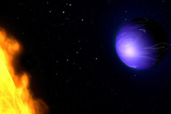 拥有“蓝色斑驳”的HD 189733b行星