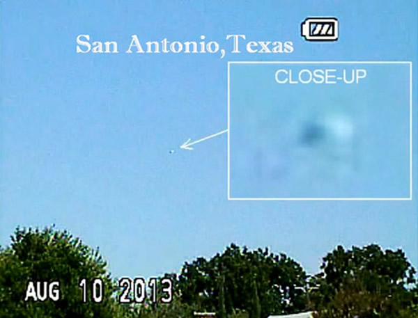UFO低空划过美国德州天际?