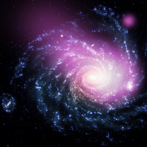 A massive cloud of gas glowing in x-rays inside a galaxy 60 million light years