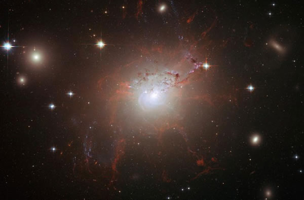 At a distance of 230 million light-years, NGC 1275 is one of the closest giant e