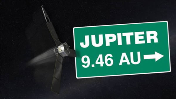 美国宇航局的朱诺号木星飞船自从2011年发射升空以来已经走完了其一半的路程，预计它将于2016年抵达木星开展科学考察工作