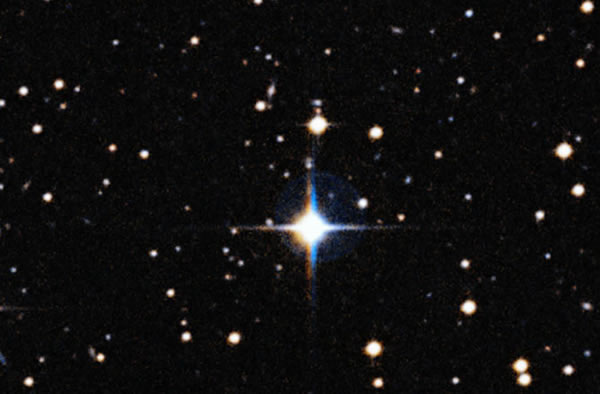 This image shows solar twin HIP 102152, a star located 250 light-years from Eart