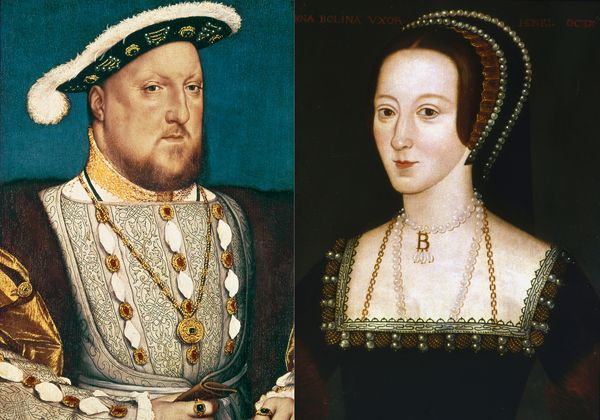 Henry VII and Anne Boleyn, one of many romances with a world leader to meet a gr